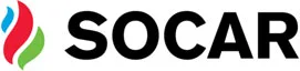 SOCAR logo with a colorful flame symbol and bold black lettering.