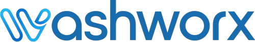 The Washworx logo with blue text and a stylized W motif on the left.